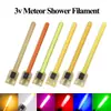 1 pieza Luz de Flujo de Agua Lluvia de Meteoros 3V Calibre S14 Filamento LED 2200k Azul Rojo Piezas Lámpara Incandescente Dos Polos