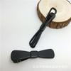 Fornecimento direto da fábrica novo 8 cm preto gravata borboleta clipe pato bill clipe coreano moda feminina DIY acessórios headwear