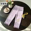 Calças infantis finas simples estilo novo primavera e verão, repelentes de mosquitos, calças casuais de nove pontos, calças para bebês de perna estreita, versáteis
