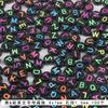 4*7mm acrílico colorido inglês alfanumérico contas planas joias feitas à mão acessórios materiais de educação infantil