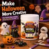Pó de modelagem KineShineX com tema de Halloween para materiais de escultura DIY é delicado e fácil de moldar, adequado para decorações de abóbora