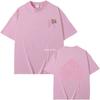 Camiseta Singer Natanael Cano Amor Tumbado Pink Ct com estampa de preguiça