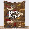Manta de Franela Transfronteriza Estampada de Harry Potter Estilo Europeo para el Hogar Manta para la Hora del Almuerzo Manta Cálida Personalizada con Fotos