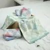 Toalha de Gaze Japonesa Algodão Puro Toalha de Quatro Camadas Adulto Macia Toalha para Lavar o Rosto Doméstica Absorvente Lenço Facial Toalha de Rosto Atacado