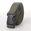 2.5cm Buckle Thin Belt for Women, Metal-Free Canvas, Versatile for Workwear and Military Training, Wholesale