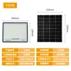 Painéis Solares Transfronteiriços, Luzes Solares, Luzes de Céu Estrelado, Luzes LED com Sensor à Prova d'Água, Luzes de Jardim