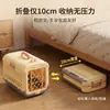 Caja Transportadora para Mascotas Orejas de Gato, Portátil, Transpirable, Anti-Escape, Jaula de Viaje para Gatos, Suministros al por Mayor para Transportadora de Coche