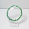 Jade Natural Auténtico Jade Africano Cuentas Redondas Tipo Hielo con Color Verde Intenso, Delicadas y Transparentes, Adecuado para Pulseras, Collares y Cuentas Sueltas