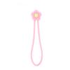 Nuevo cordón de silicona para teléfono móvil transfronterizo, de color corto, antipérdida, llavero y pulsera.
