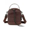 Bolso Cruzado Multifuncional Resistente al Viento para Exteriores Mochila Pequeña Portátil para Mujer Cierre de Cordón Bolso de Hombro Único Ligero Bolsa para Botella de Agua