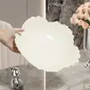 Nova Entrada Luxo PET Prato de Frutas Pétala Prato Doméstico para Frutas Secas Prato de Doces Sala de Estar Exquisito Prato de Frutas para Lanches