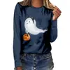 Sudadera con Estampado Digital 3D para Mujer Halloween Transfronterizo 2023 Bruja Maligna Castillo Oscuro Fiesta de Terror Sudadera