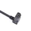 Suministro de fábrica enchufe impermeable C13 codo de 90 grados enchufe C13/C14 con bloqueo conector C14 a C15