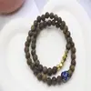 Novo Estilo Chinês Retrô Étnico Contas Budistas Pulseira de Sandália Natural de Círculo Duplo para Homens e Mulheres Pulseira de Contas de Madeira Fragrante