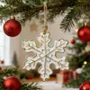 Amazon Adornos Navideños Retro de Resina Copo de Nieve Corazón Árbol de Navidad Estrella de Cinco Puntas Decoraciones Navideñas Adornos