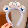 Diadema de Felpa para Niñas Little Girl Kuromi Headwear 2025 Nuevo Pinza para el Cabello para Lavado de Cara de Niñas Accesorios para el Cabello de Bebé