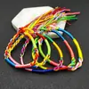 Pulsera de cuerda trenzada coreana de colores Festival Duanyang Festival del Bote del Dragón cuerda gruesa de colores pulsera de cuerda para mano de hombre y mujer