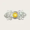 Botones de Presión Metálicos para Hanfu, Botones Cosidos a Mano Estilo Chino, Botones para Cuello de Chal Hanfu Dinastía Song, Botones para Ceñir la Cintura