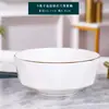 Tigela de Arroz Cerâmica Jingdezhen Louça Tigela Doméstica Conjunto de Pratos Ano Novo 2025 Tigela de Arroz Doméstica Cerâmica Atacado