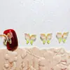 Accesorios de Uñas Artísticas de Mariposa de Hada de Celebridad de Internet al por Mayor Decoración de Uñas y Cabello de Mariposa de Hada Brillante Colorida 3D Adornos de Resina