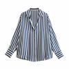 Amazon comércio exterior transfronteiriço roupas femininas europeias e americanas 2024 outono e inverno nova moda de rua top de seda cetim textura camisa