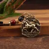 Año del Caballo Adornos de Caballo Doce Animales de Caballo del Zodiaco Colección de Adornos de Caballo Transfronterizos Adornos de Latón 2026 Adornos de Potro