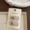 Grampo de Cabelo Flor de Lã Plush Estilo Coreano Niannian com Renda Doce Coração Floral Clip Bb Acessório de Cabelo Versátil