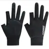 Guantes de sol de verano para montar hombres dos dedos expuestos medio dedo pesca Luya fitness al aire libre dedos abiertos outlet de fábrica