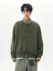 Suéter Cardigan Nasa Outono e Inverno Cor Retro Color Blocking Falso Duas Peças Unissex Tendência Solto Malha para Casal Jaqueta Casual