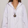 Collar con colgante de hoja del árbol de la vida, diseño retro clásico transfronterizo europeo y americano, collar de suéter con clavícula a juego para mujer