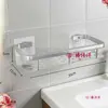 Prateleira de Armazenamento para Banheiro, Prateleira de Armazenamento de Parede para Vaso Sanitário, Banheiro, Box, Lavabo, Sem Furos