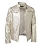 Jaqueta de couro masculina de comércio exterior da Amazon Novo desejo Explosões PU Jaqueta Gola Slim Fit Jaqueta de couro com zíper