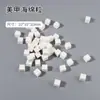 Mini Bloco de Tofu Esponja para Dar Batidinhas Ferramenta de Nail Art Degradê Blush Unha Metal Pinça Unha Especial