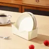 Prato de Osso com Padrão de Pedra Prato Pequeno para Lanche Doméstico Prato de Plástico para Lanche Prato de Bolo Mesa de Jantar Prato de Lixo Prato de Osso