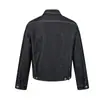 Chaqueta de mezclilla Magic Bear estilo retro americano de montaña, corte cuadrado, lavada, color original, con cuello de solapa, abrigo de trabajo, hombro normal, longitud corta