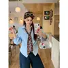 Camisa elegante de manga comprida feminina plus size estilo coreano, modelagem solta, afina a silhueta, 26, outono inicial, nova, lenço de seda, cintura marcada estilo formiga, franzida