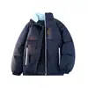 Chaqueta de Algodón con Cuello Alto Sidalai para Hombre, Pareja, Chaqueta Acolchada Engrosada, Ropa Exterior Cálida Casual, Marca de Tendencia, Chaqueta de Algodón Holgada, Ropa de Algodón