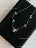 Colar de Diamante Gota d'Água Graff Versão Alta V Dourada Luxo Leve Versátil Mesmo Estilo Pingente Totalmente Diamantado Corrente para Clavícula Feminina Processo CNC