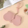 Bolsa Portátil de Couro PU para Armazenamento de Óculos, Clipe de Óculos com Cordão Estiloso, Bolsa para Óculos de Sol, Estojo Protetor, Saquinho para Óculos, Bolsa para Óculos