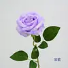 Flor Artificial Corolla Rosa Tallo Único Regalo de San Valentín Decoración Arreglo para Salón de Bodas Pared de Flores Artificiales Rosa