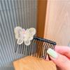 Peine para el cabello con artefacto para romper el cabello de niños, horquilla para el cabello con acabado de flequillo, accesorios para el cabello de verano, tocado con horquilla para mujer