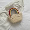 Bolsos de Mujer de Moda Este Año 2026 Nueva Moda Tejidos de Paja Gran Capacidad Lindos Modernos Bolsos Cubo para Mujer