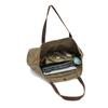 Bolso Tote de Lona Encerada Retro a la Moda, Bolso Tote Casual para Ropa de Trabajo, Bolso de Hombro, Bolso de Compras Impermeable de Gran Capacidad