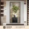 Pintura Decorativa de Entrada Chunying Yanzhi Nuevo Estilo Chinoiserie Pasillo Pasillo Pintura Colgante Estilo Wabi-sabi Elegante Atmosférico Mural de Pared Vertical