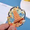 Imanes de Nevera Metálicos de la Gran Pagoda del Ganso de Xi'An Hechos a Medida Atracciones Turísticas Ciudad Artesanías Magnéticas Culturales y Creativas Souvenirs al por Mayor