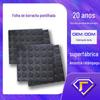Tapete de Borracha Antiderrapante e Resistente ao Desgaste para Passarelas, Tapete de Borracha com Padrão de Moeda de Cobre em Forma de Fivela Redonda com Furos para Passarelas