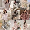 Atacado de Pijamas para Mulheres, Lançamento Primavera e Outono 2025, Roupa de Casa de Manga Longa, Conjuntos Outono e Inverno, Transmissão ao Vivo para Microempreendedores