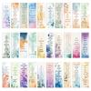 Produto Novo Transfronteiriço 30 Peças/Conjunto Marcadores de Página de Papel de Texto, Cores Frescas, Marcadores de Página à Prova d'Água para Leitura, Atacado de Fábrica