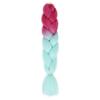 Nueva versión de trenza grande [doble color] Trenza africana sucia peluca trenza cola de caballo fibra química seda de alta temperatura color trenza grande