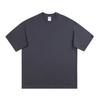 Algodão Puro de Xinjiang Estilo Casal Tom Terroso 320g Pesado 100% Algodão Camiseta de Manga Curta Masculina Solta Gola Pequena Roupa de Casal
